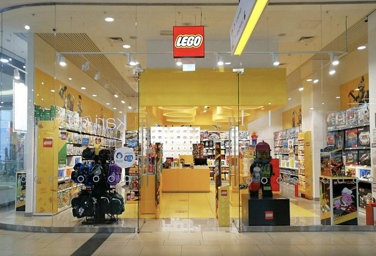 LEGO, сеть магазинов - освещение рис.16